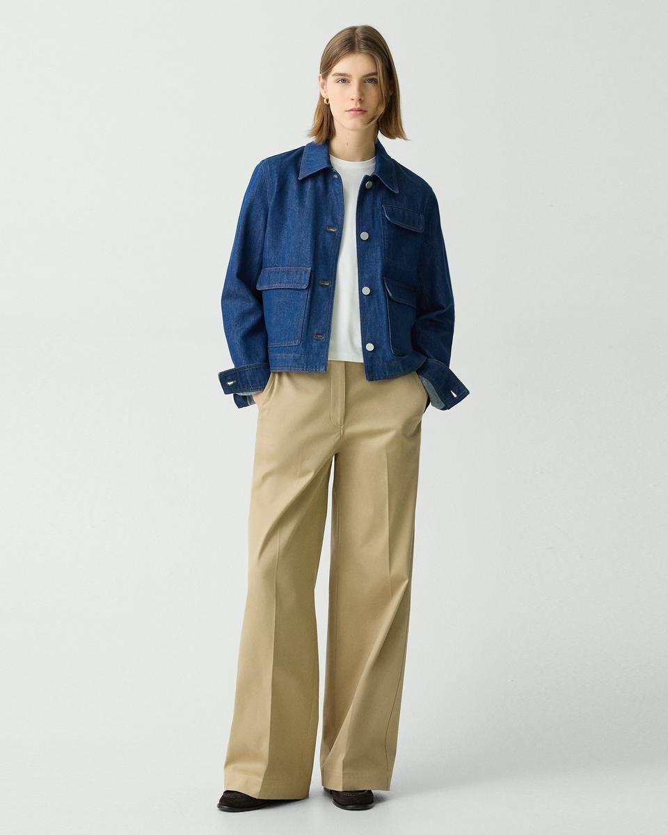 Relaxed Pant in Cotton Chino