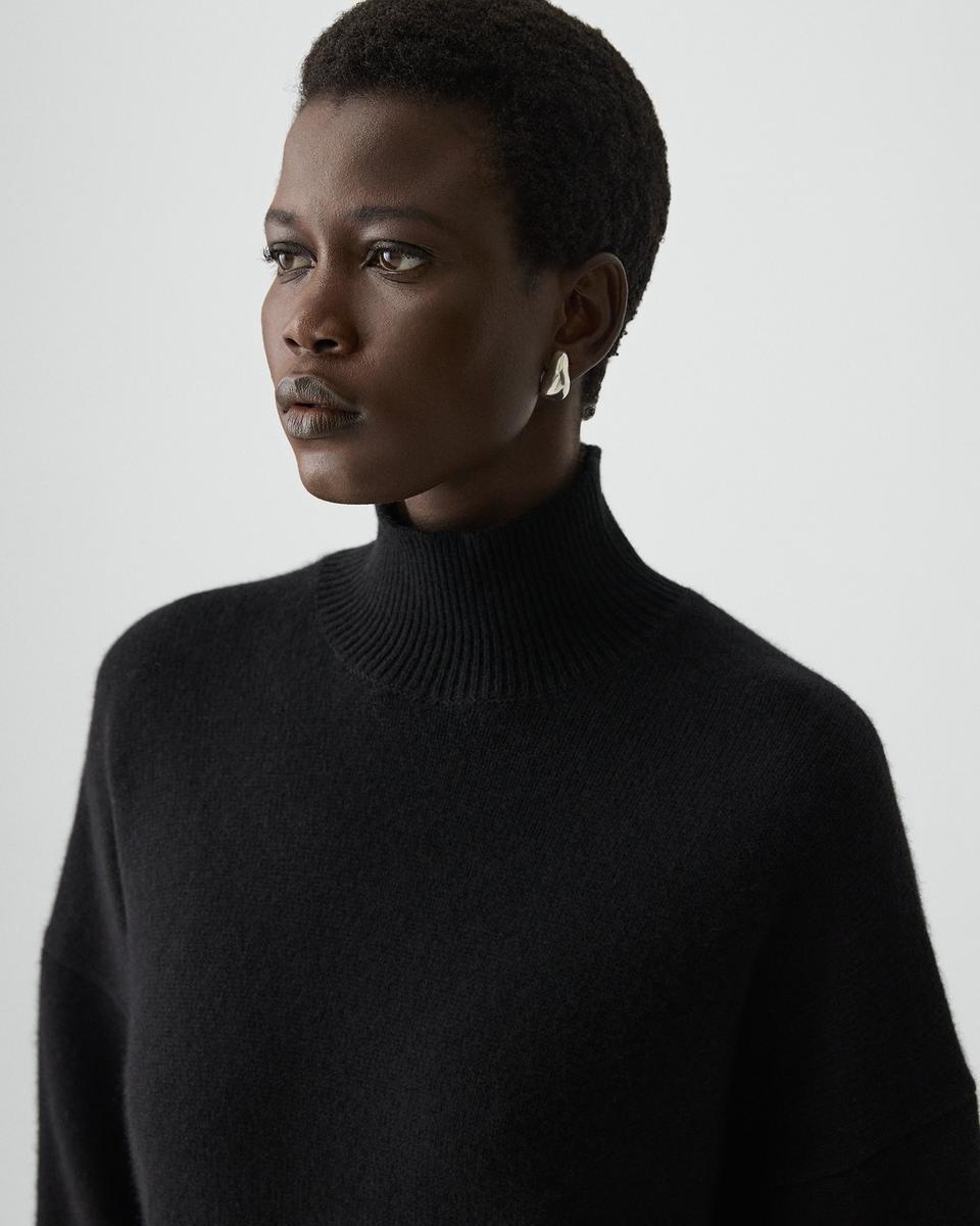 Cropped Turtleneck in Cashmere