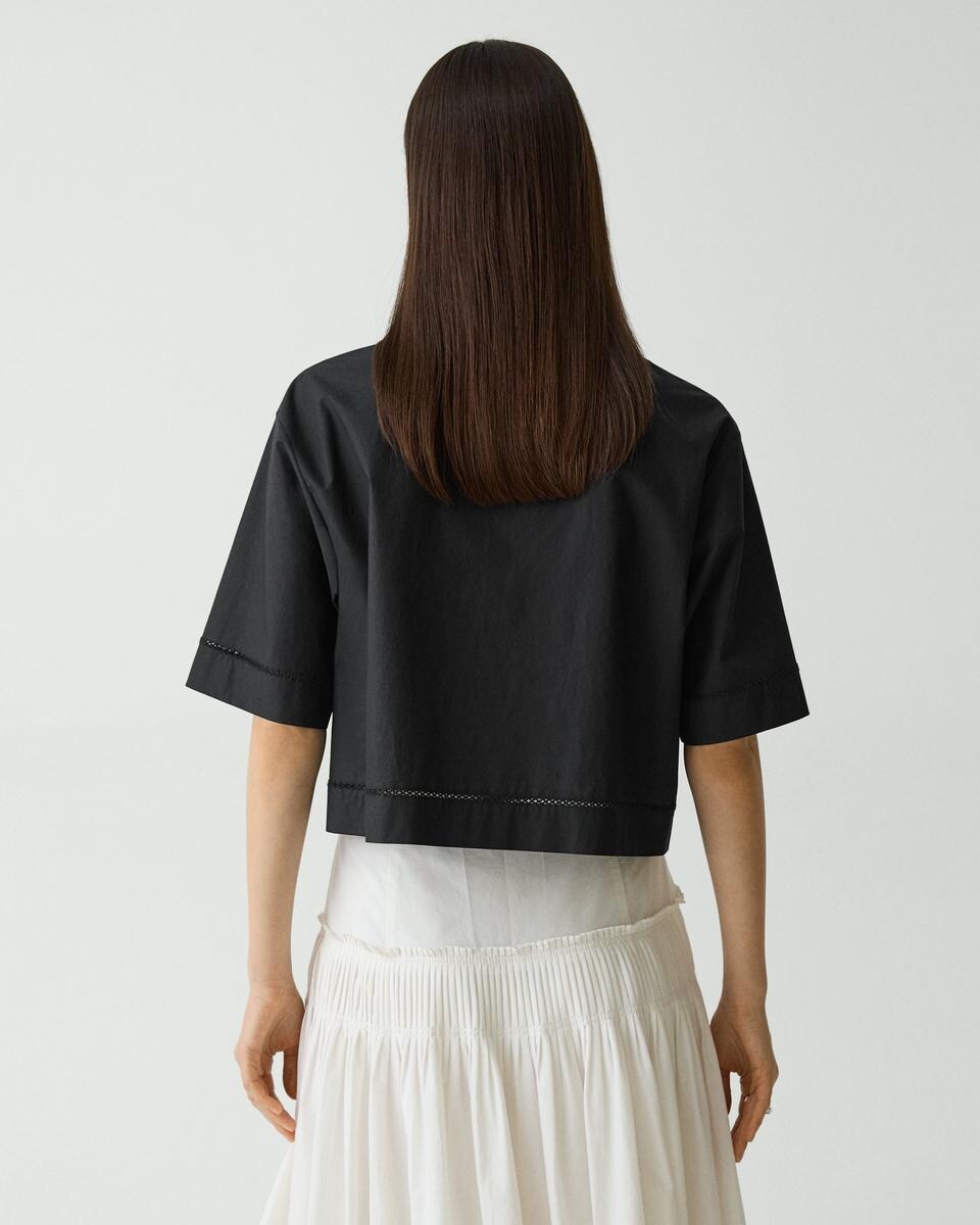 Boxy Camp Shirt in City Poplin