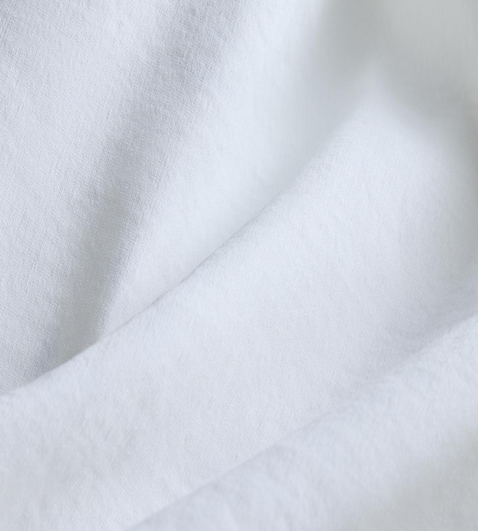 Sleeveless A-Line Wrap Dress in Good Linen