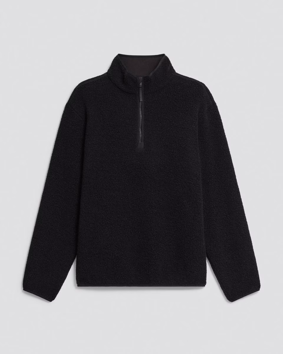 Quarter-Zip Sweatshirt in Dynamic Wool