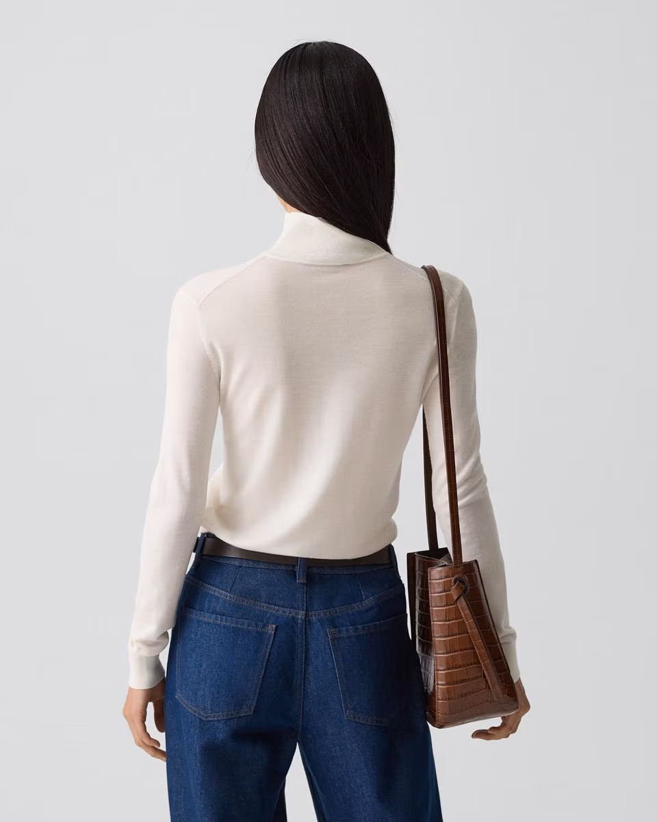 Turtleneck Sweater in Regal Wool