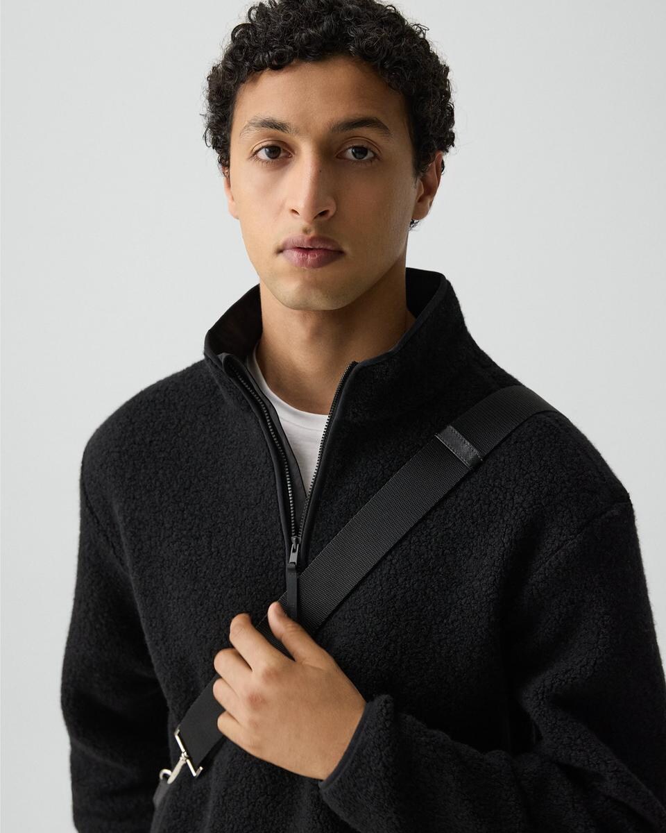 Quarter-Zip Sweatshirt in Dynamic Wool