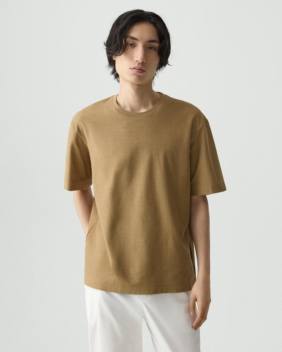 Relaxed Tee in Terry Cotton