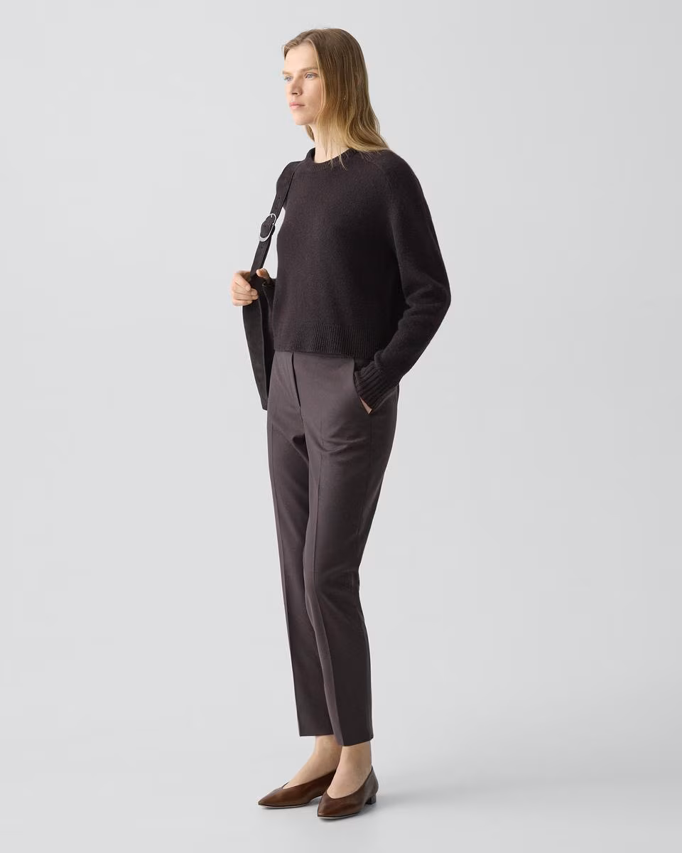 Treeca Pull-On Pant in Sleek Flannel
