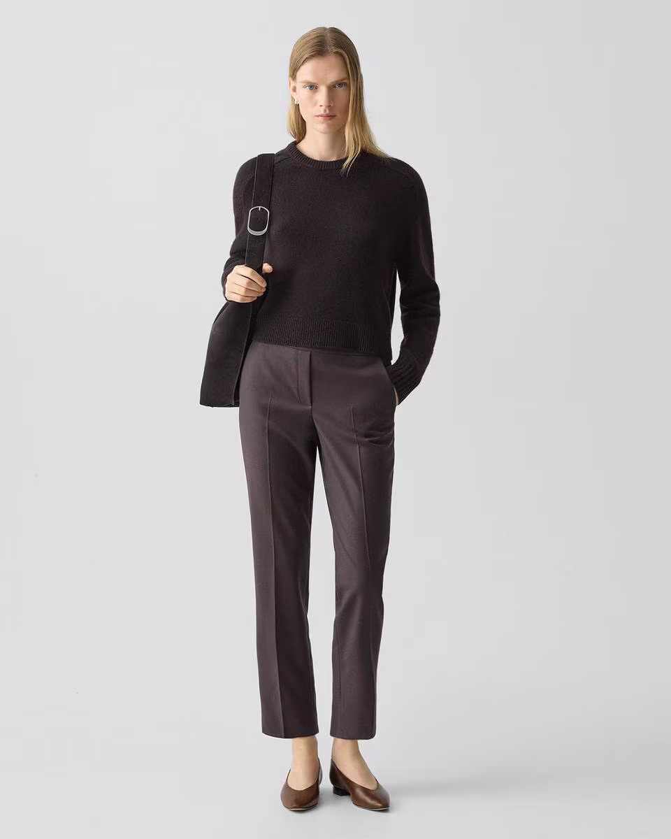 Treeca Pull-On Pant in Sleek Flannel