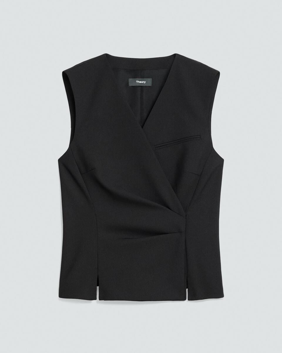 Wrap Vest in Good Wool