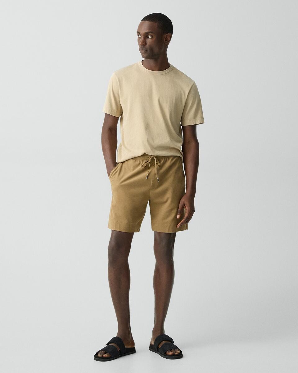 Drawstring Short in Terry Cotton
