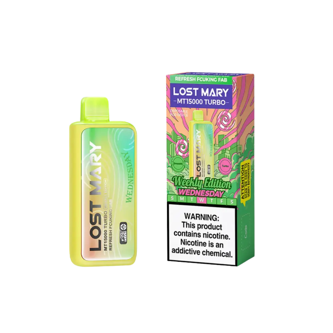 LOST MARY MT15000 TURBO RECHARGEABLE DISPOSABLE DEVICE - Geek Pulse US