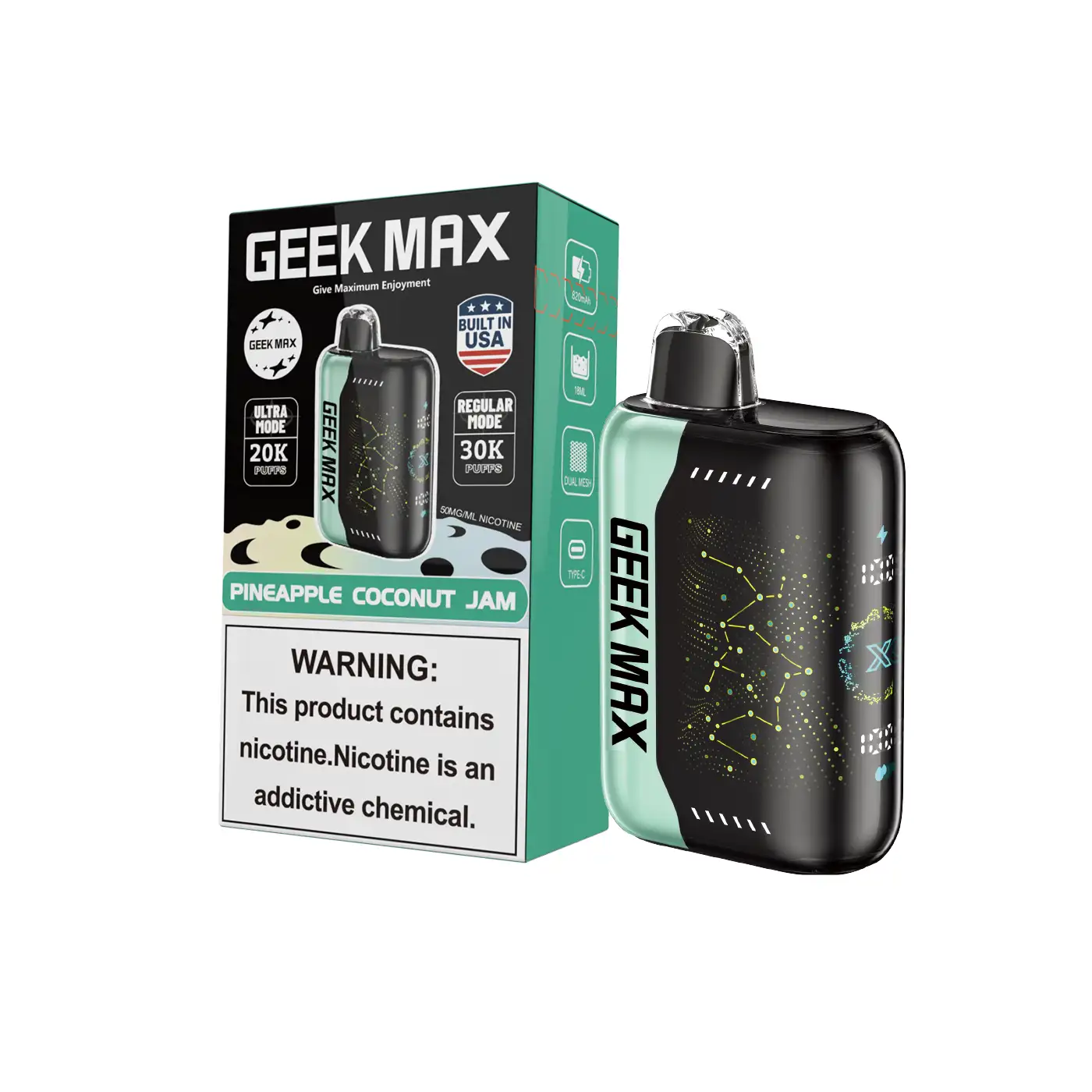 Pineapple Coconut Jam | Geek Max 30000 Puffs Disposable Vape - Geek Pulse US