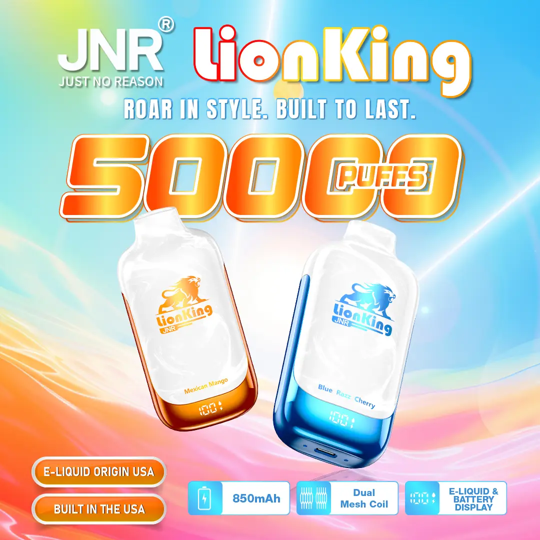 JNR Lion King 50000 Puffs Disposable Vape - Geek Pulse US
