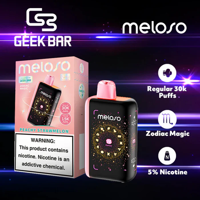 Geek Bar Meloso 30K Disposable - Geek X Vape US
