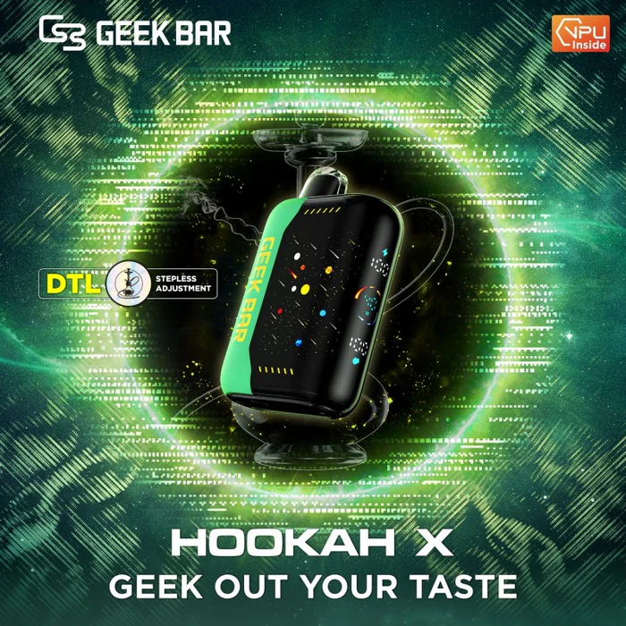 Geek Bar Hookah X Disposable 6mg / 0.6% - Geek X Vape US