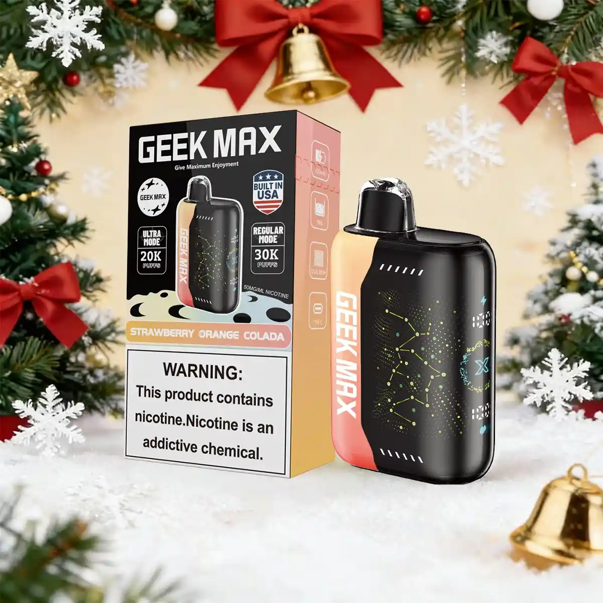 18PCS Geek Max 30000 Puffs Disposable Vape - Geek X Vape US