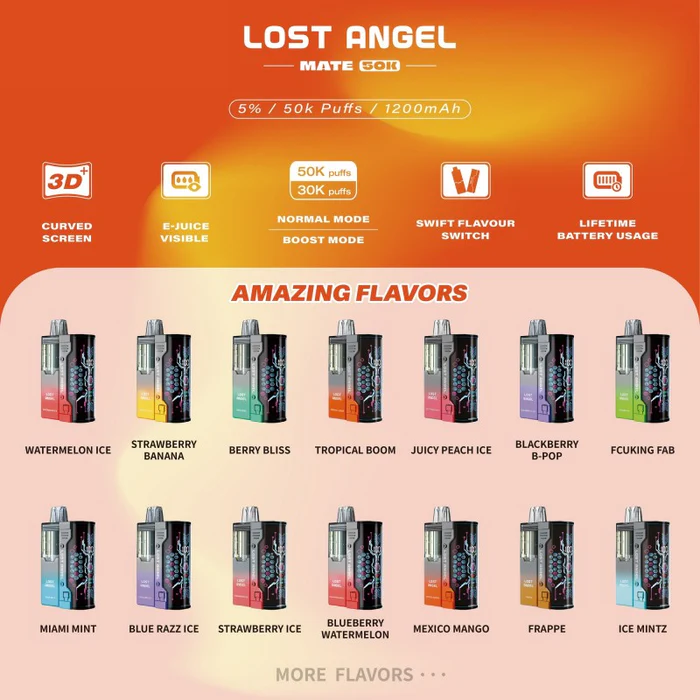 Lost Angel Mate 50K Disposable - Geek X Vape US