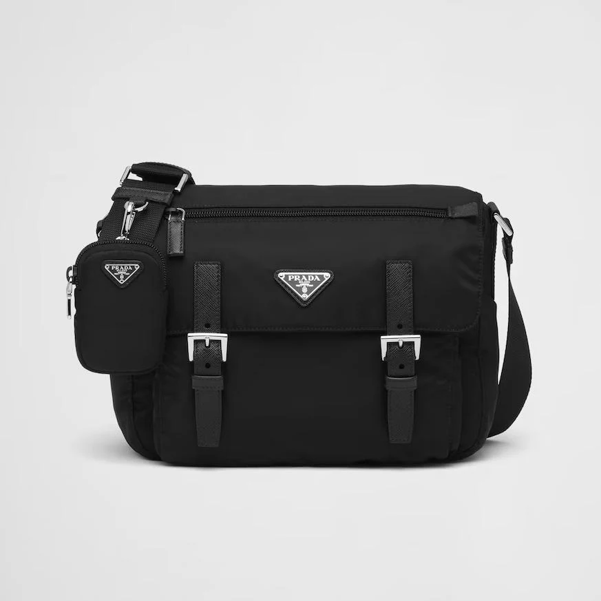 Unisex Recycled Nylon Crossbody Bag