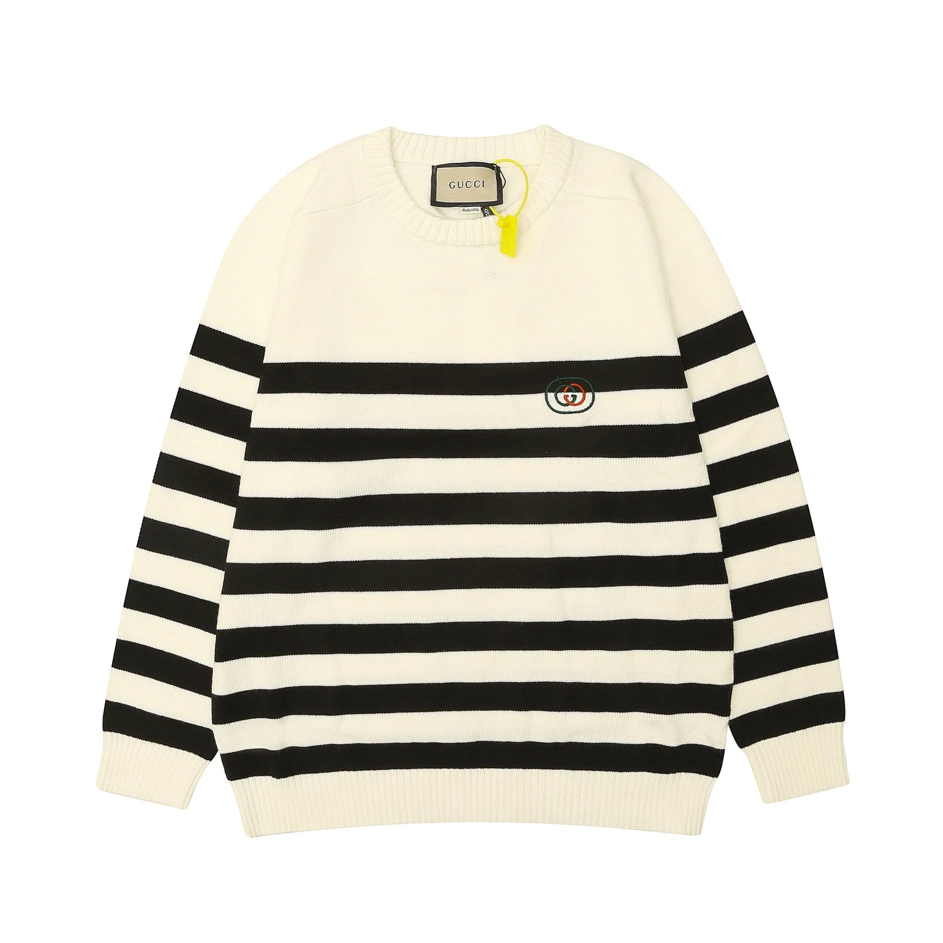 knitted jacquard sweatshirt