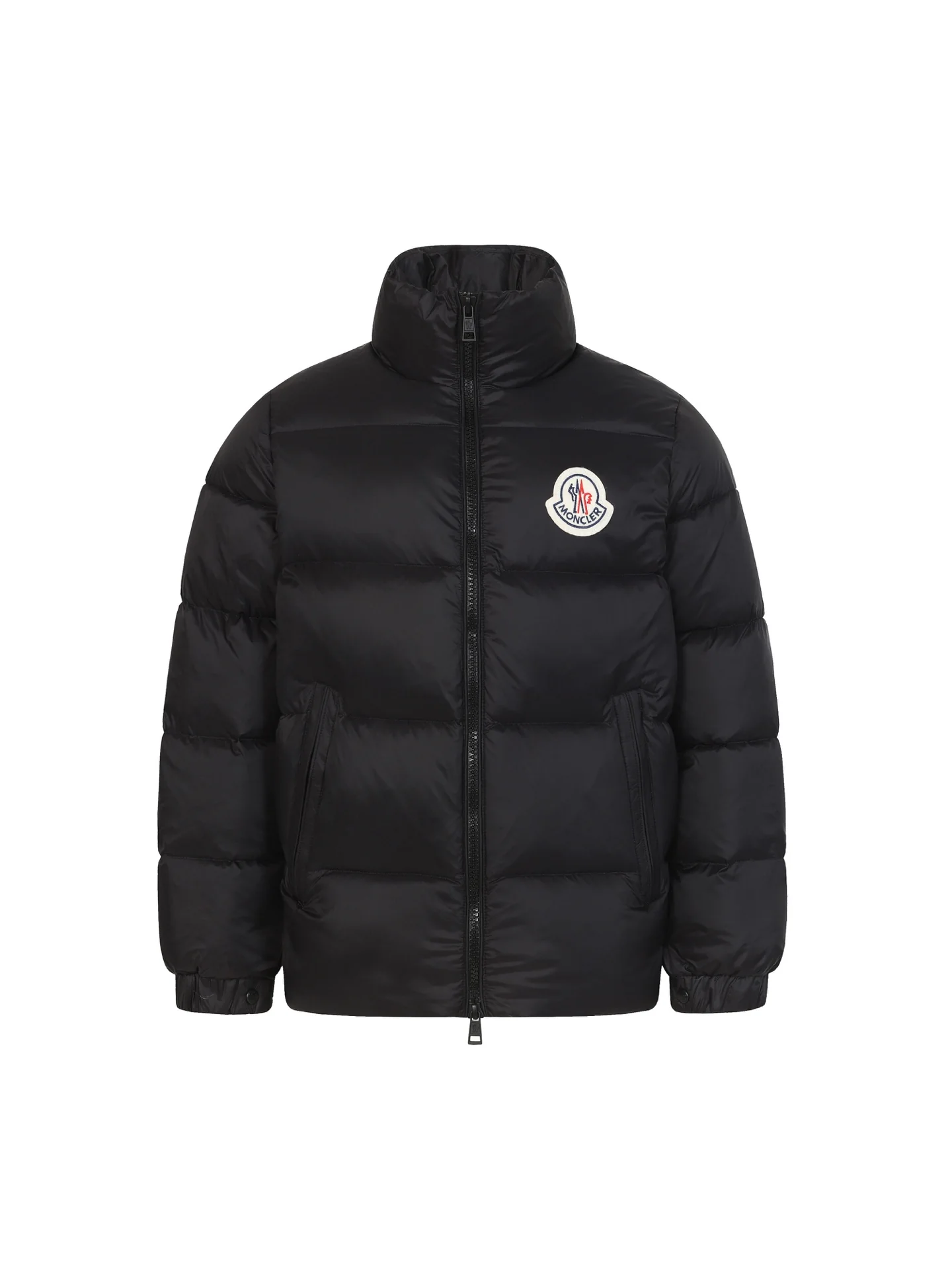 Embroidered Stand Collar Down Jacket