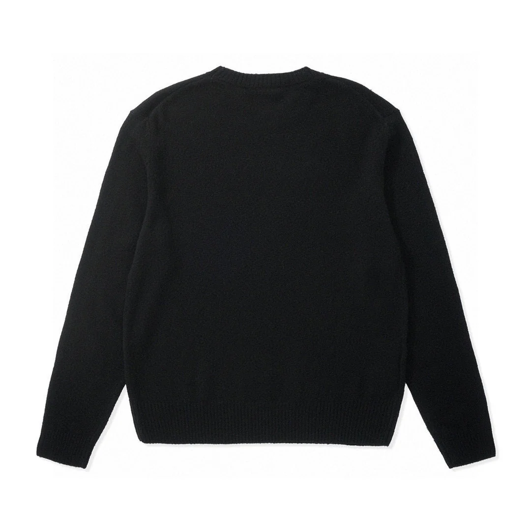 knitted jacquard sweatshirt