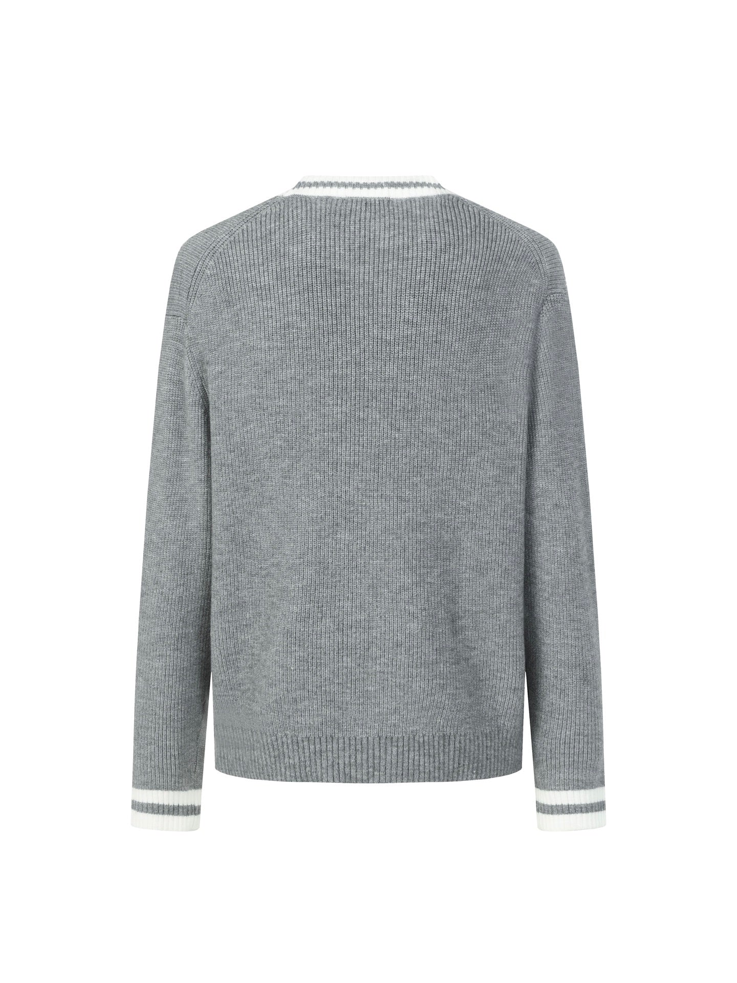 Jacquard cashmere sweater cardigan