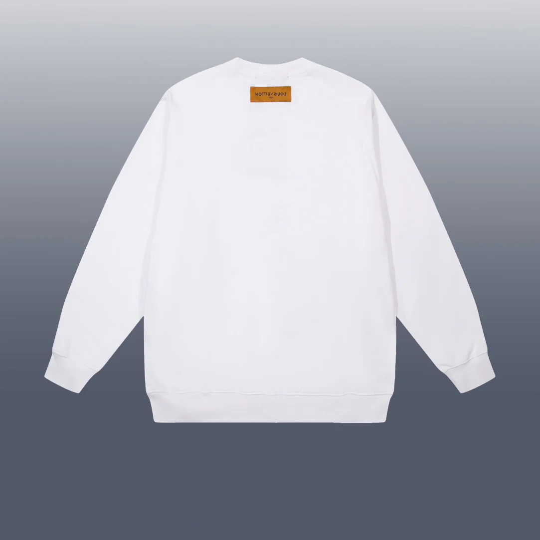 Embroidered cotton sweatshirt