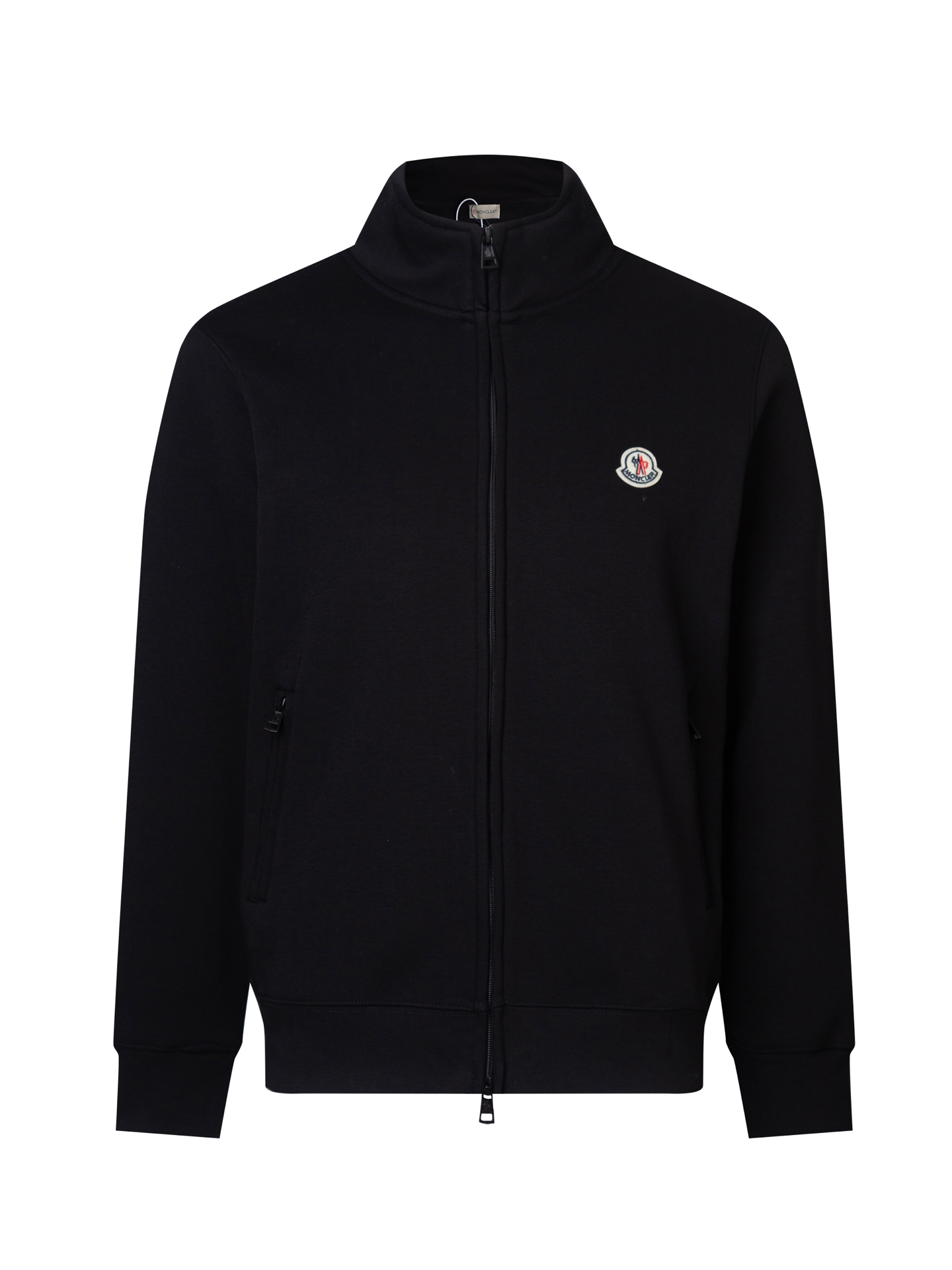 Fleece-lined stand-up collar jacket