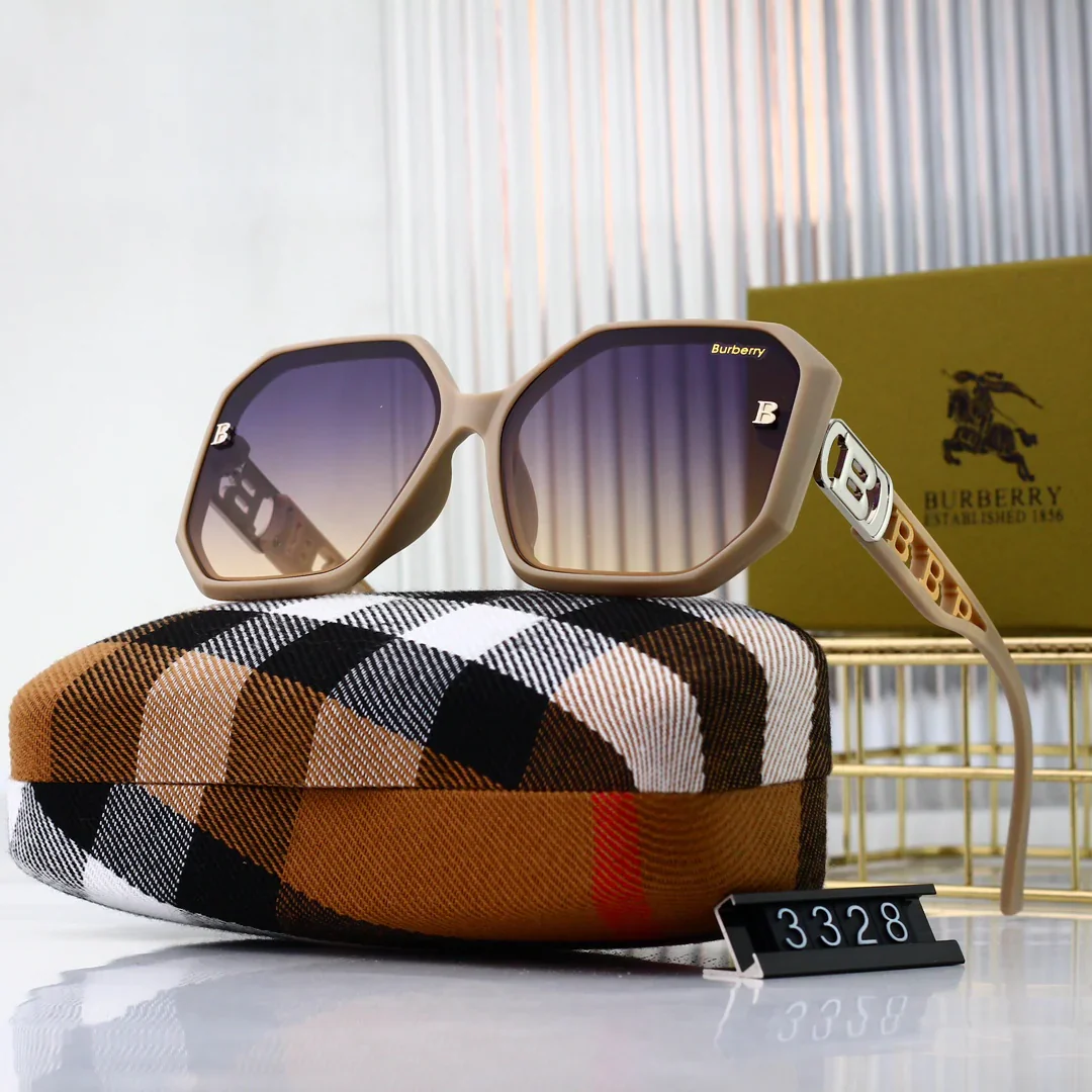 6 colors new prismatic high-definition lens full frame design sunglasses 3328