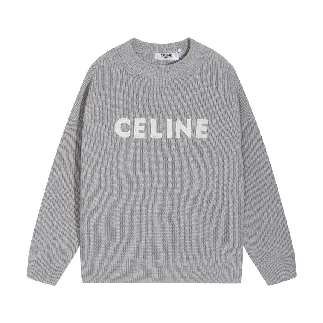 Patch cashmere sweatshirt
