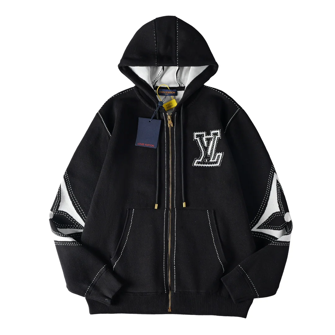 jacquard knitted sweater jacket