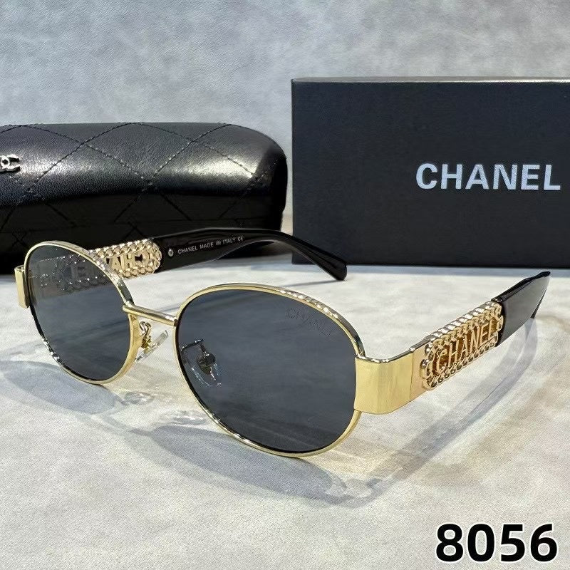 6 Colors Metal Frame Round Lens Sunglasses 8056