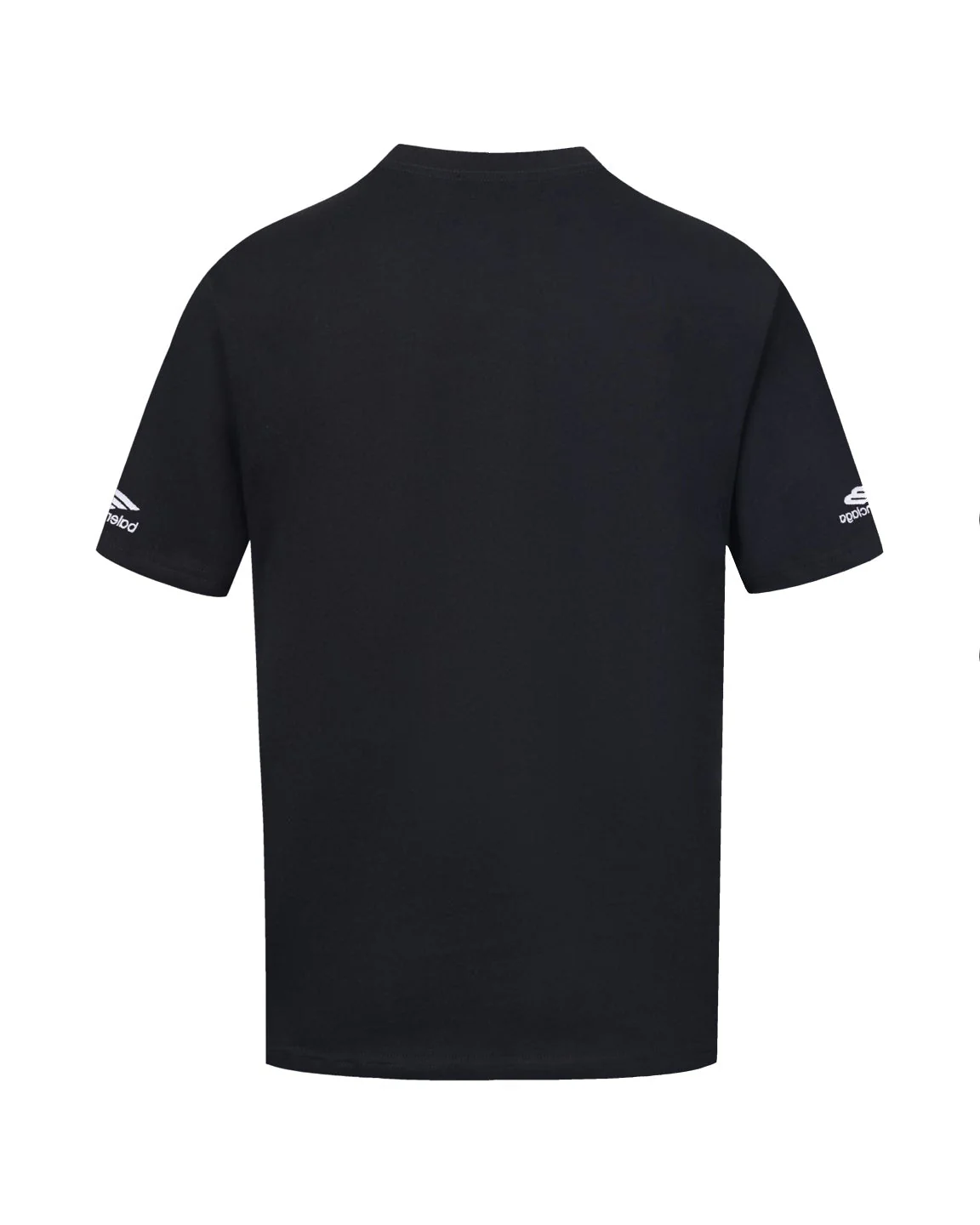 Embroidered crew neck cotton T-shirt