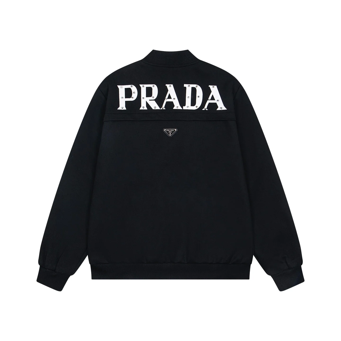 Rivet Print Zip-Up Jacket