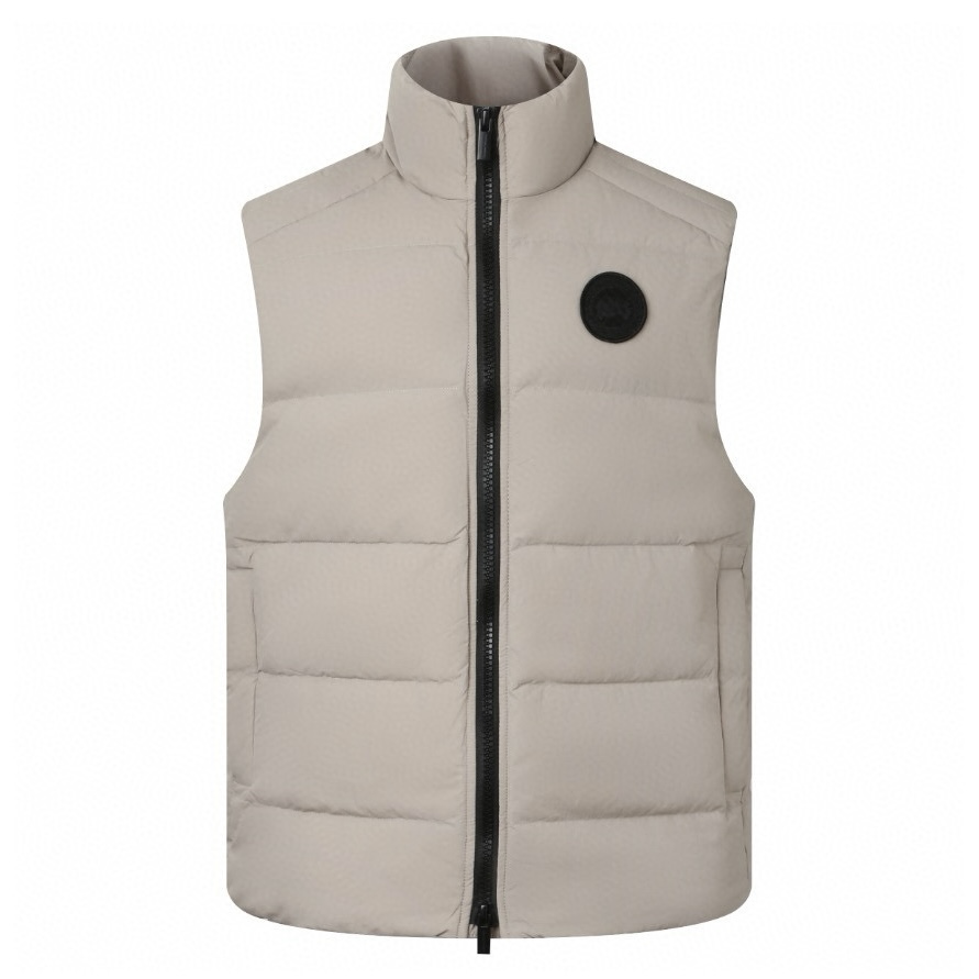 High-necked down vest