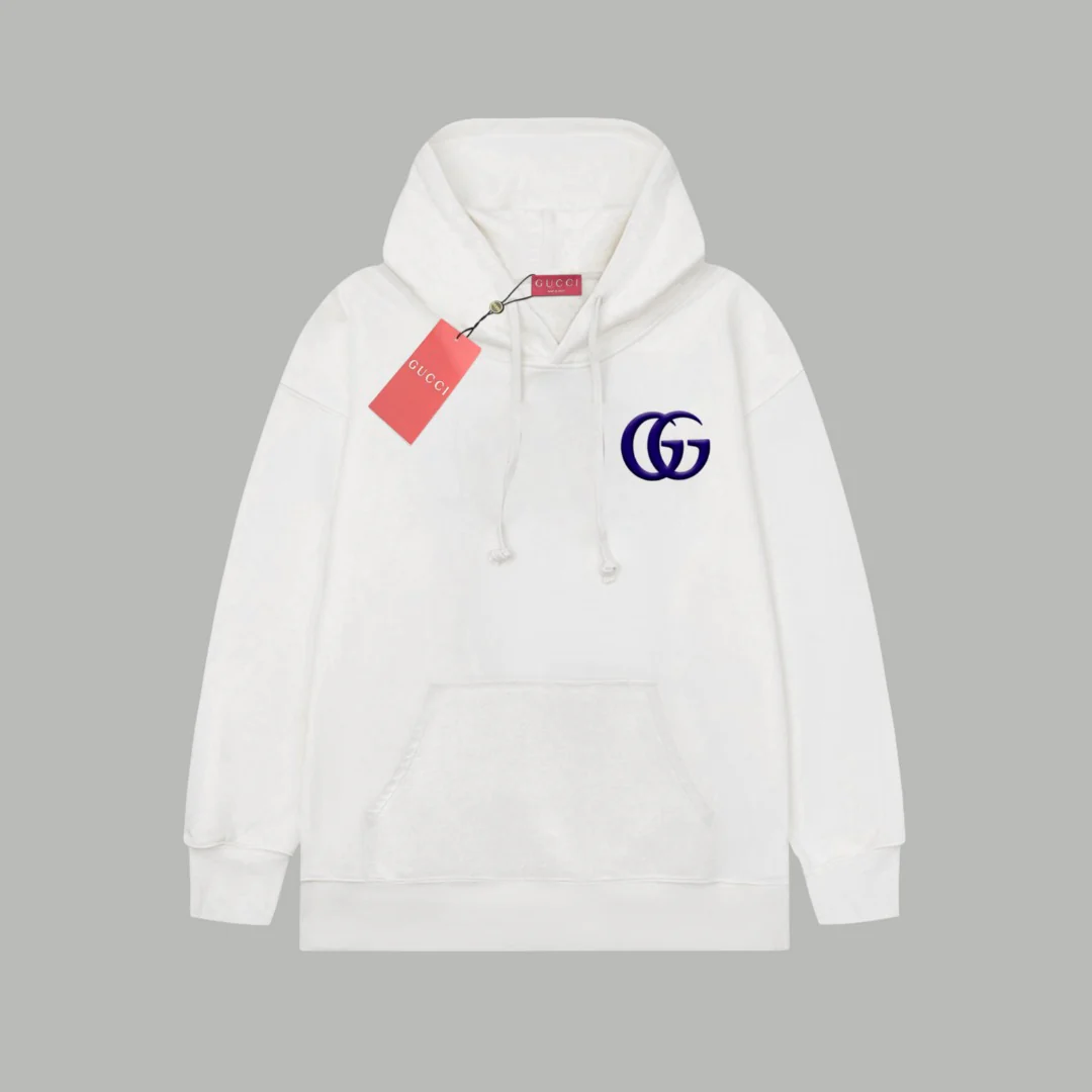 Embroidered hooded sweatshirt