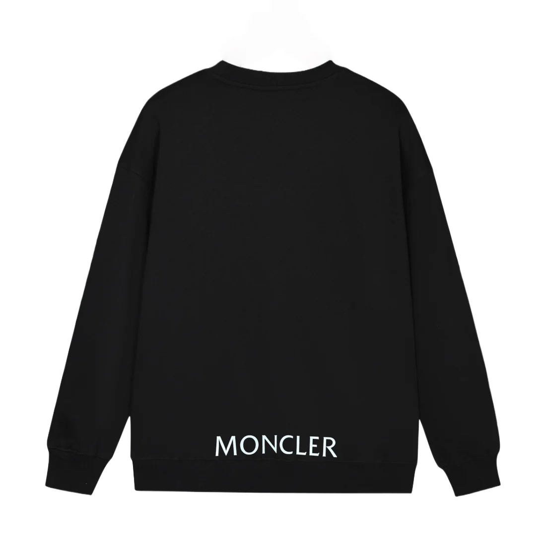 Leather Badge Back Letter Sweatshirt