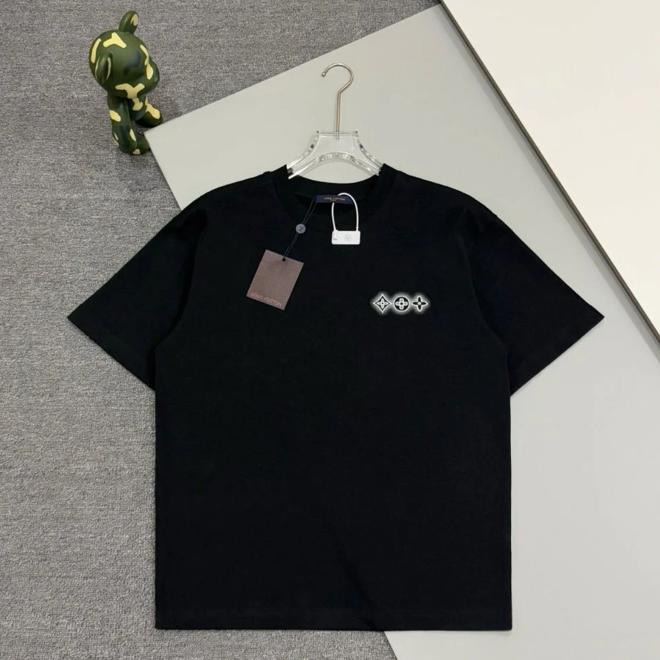 Embroidered graffiti cotton T-shirt