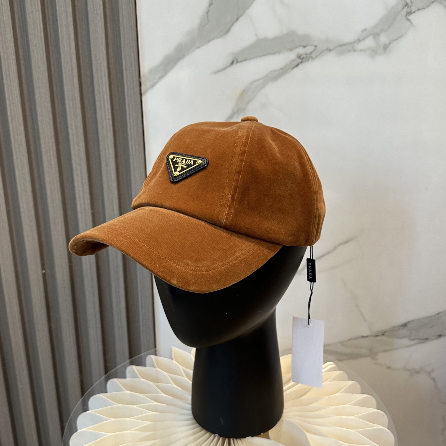 Designer velvet baseball cap
