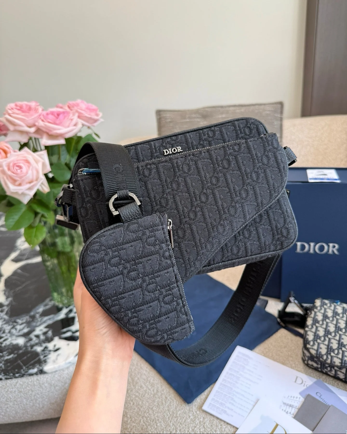 Men's Three-Piece Handbag Set