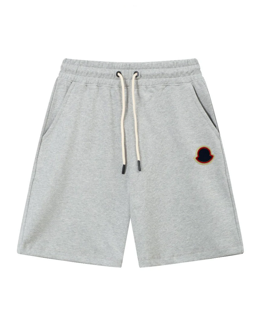 Summer embroidered cotton shorts