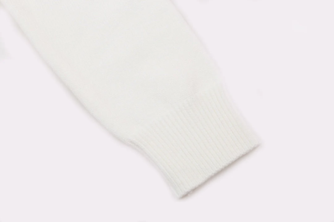 knitted jacquard sweatshirt