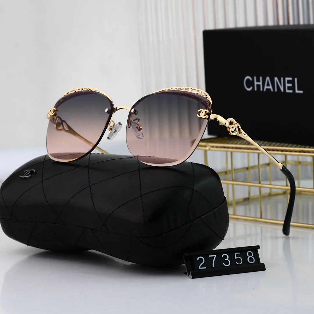 7 colors high-definition lens thin lens frameless metal sunglasses 27358