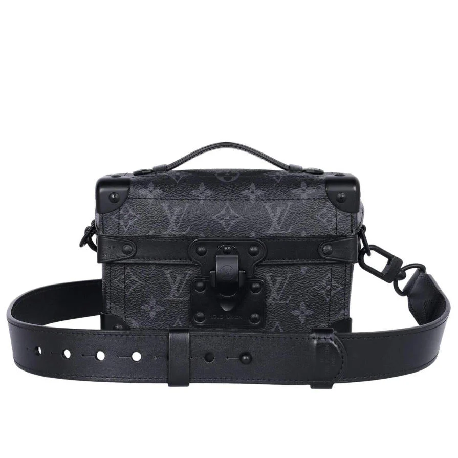 Men's Vintage Embossed Box Bag