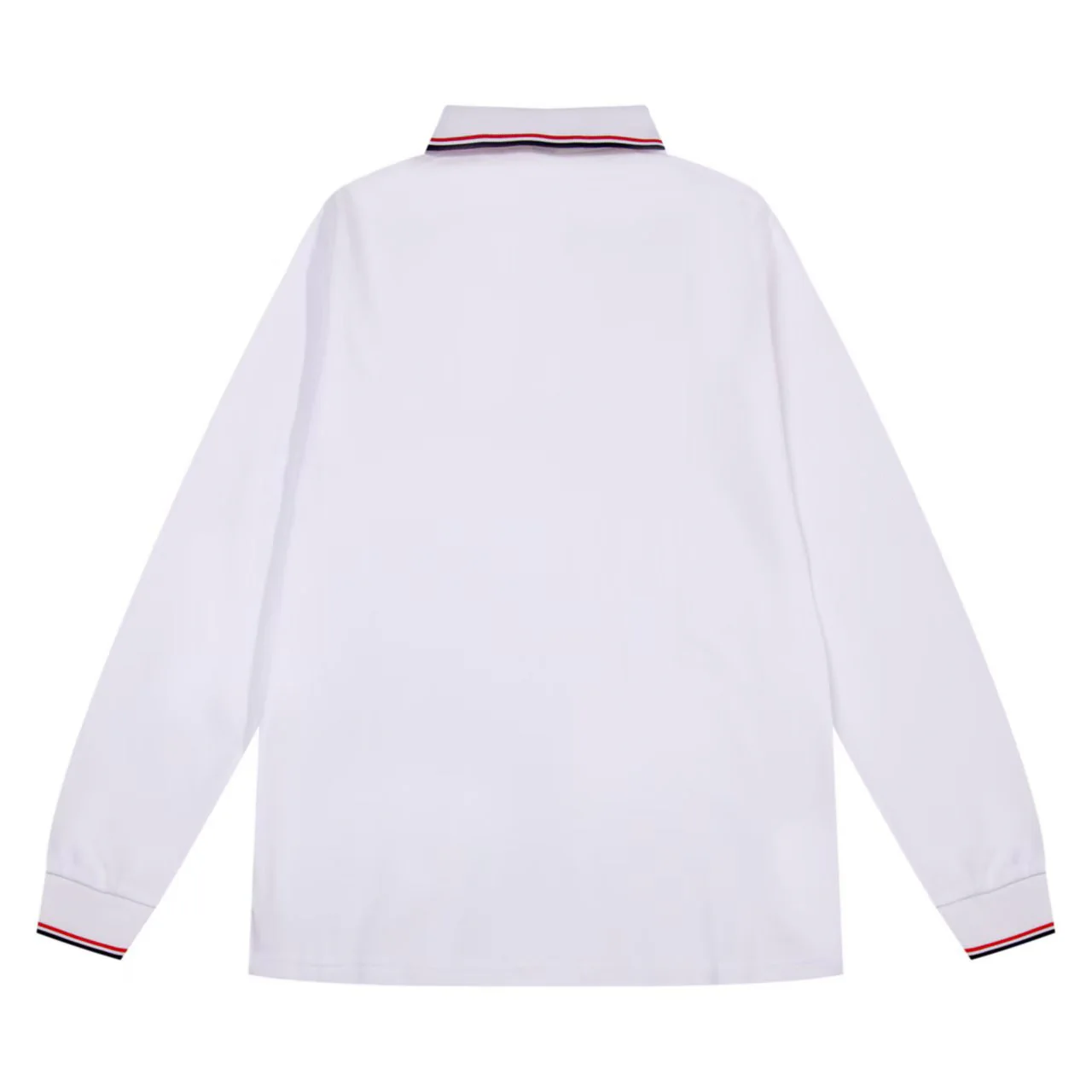 Embroidery lapel polo long-sleeved T-shirt