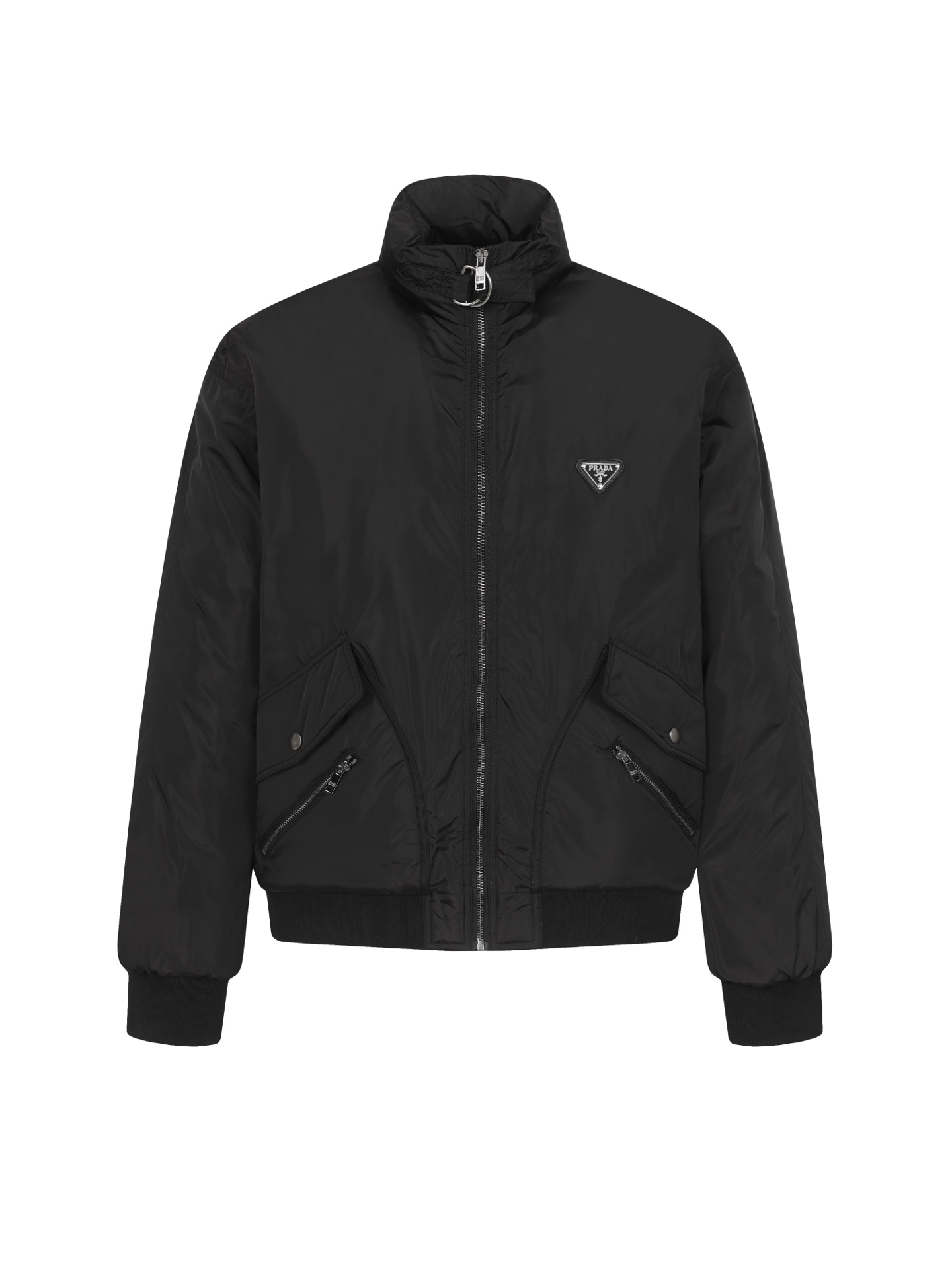 Nylon zippered cotton jacket