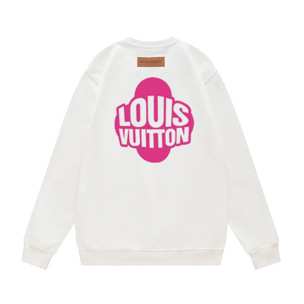 Pink Patterned Sweatshirt