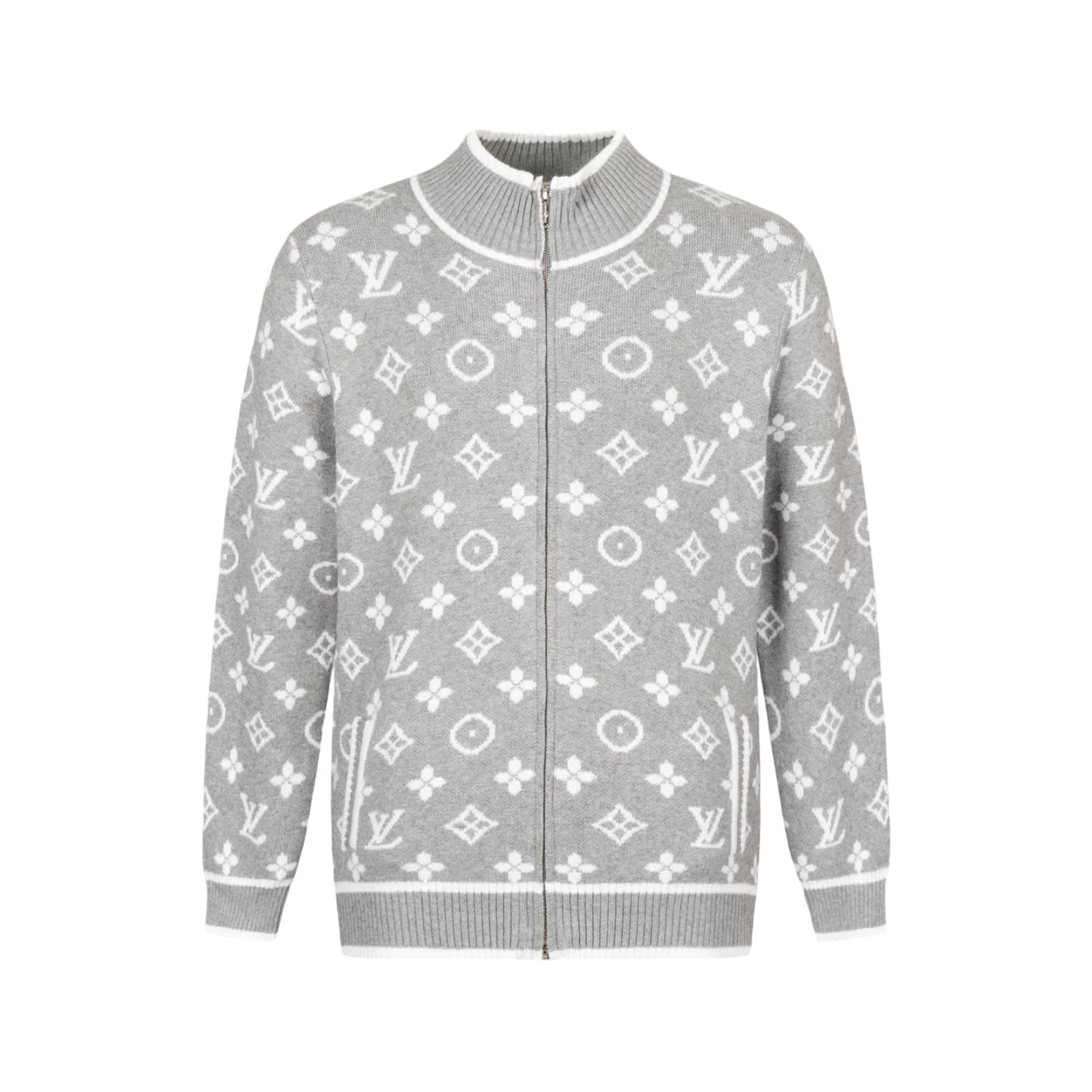 Full Embroidered Knitted Jacket