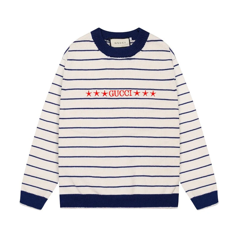 knitted embroidered sweatshirt