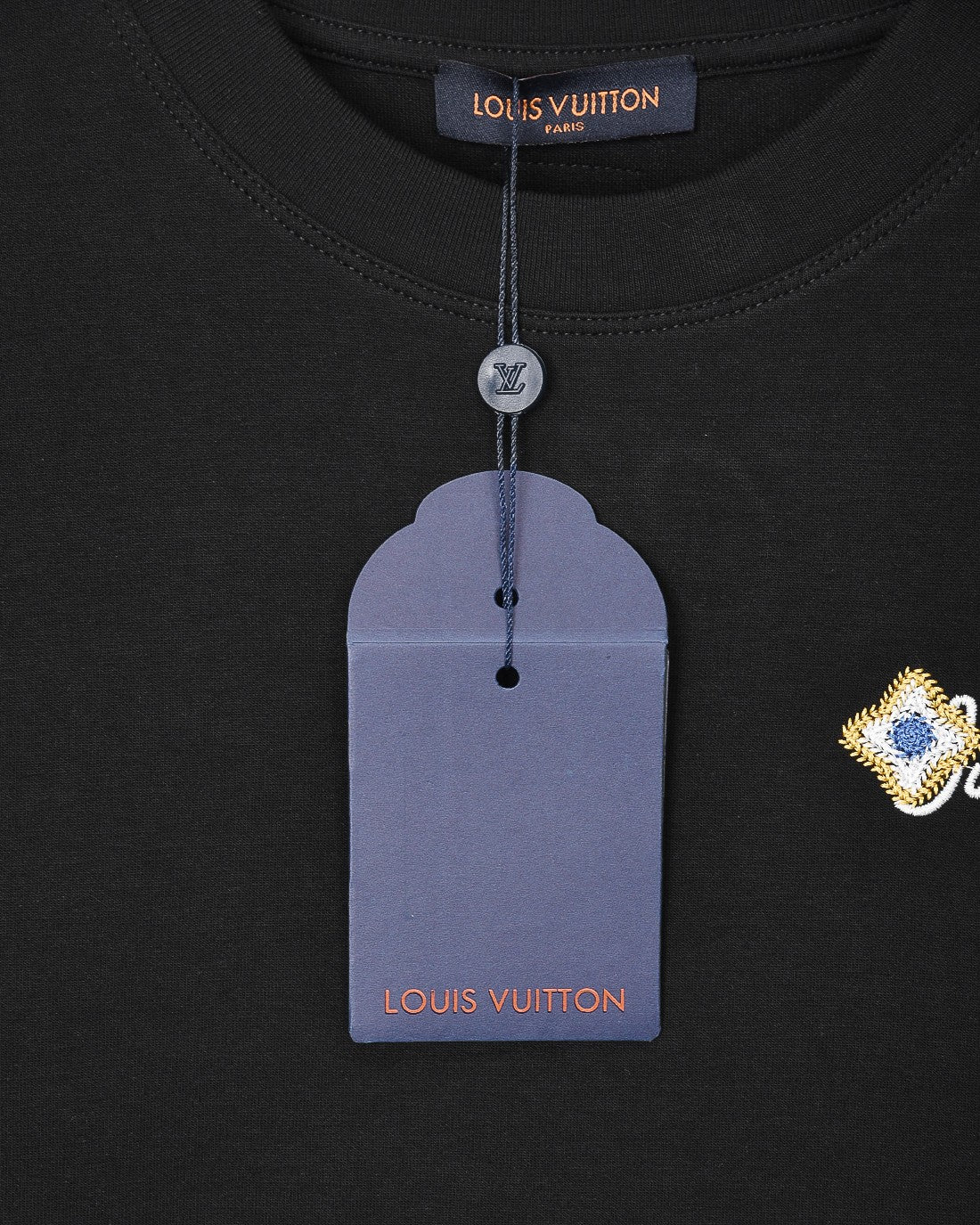 Embroidered cotton sweatshirt