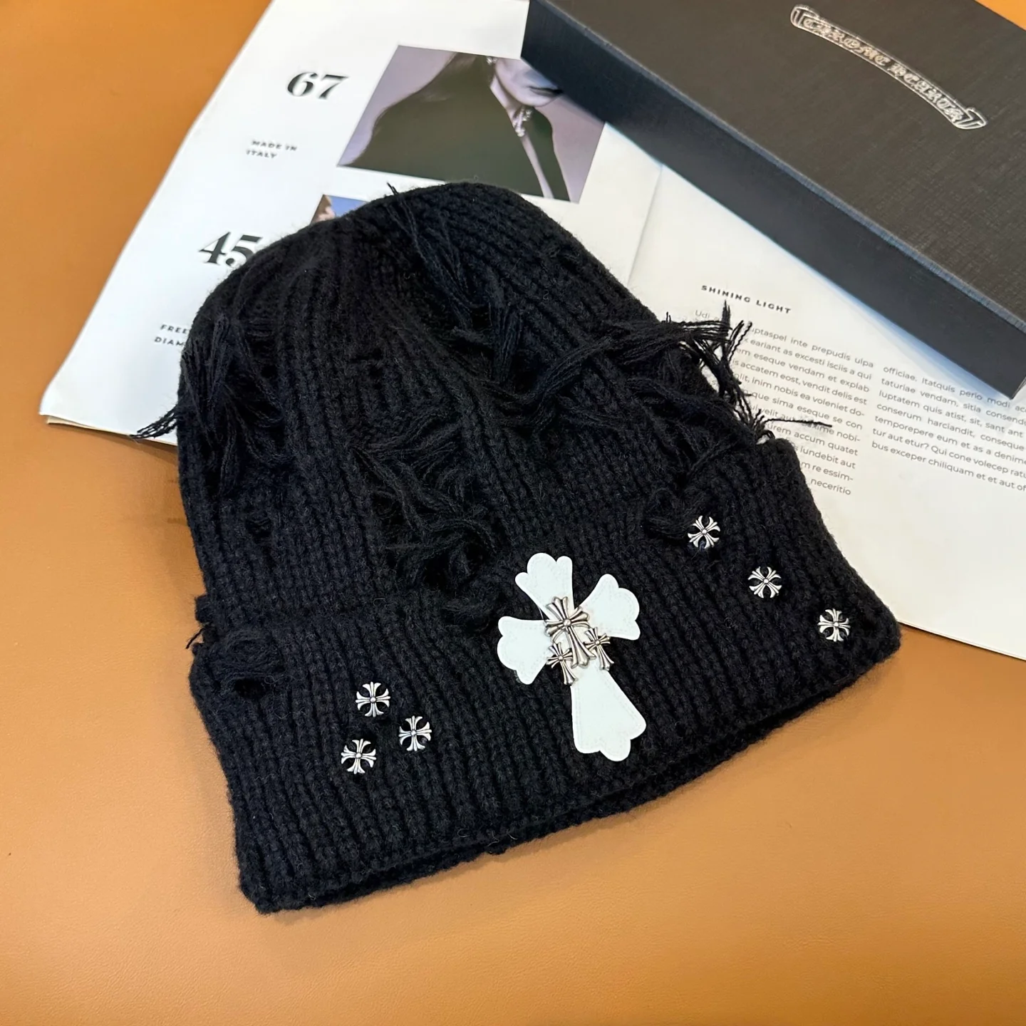 Metal Monogram Cashmere Beanie