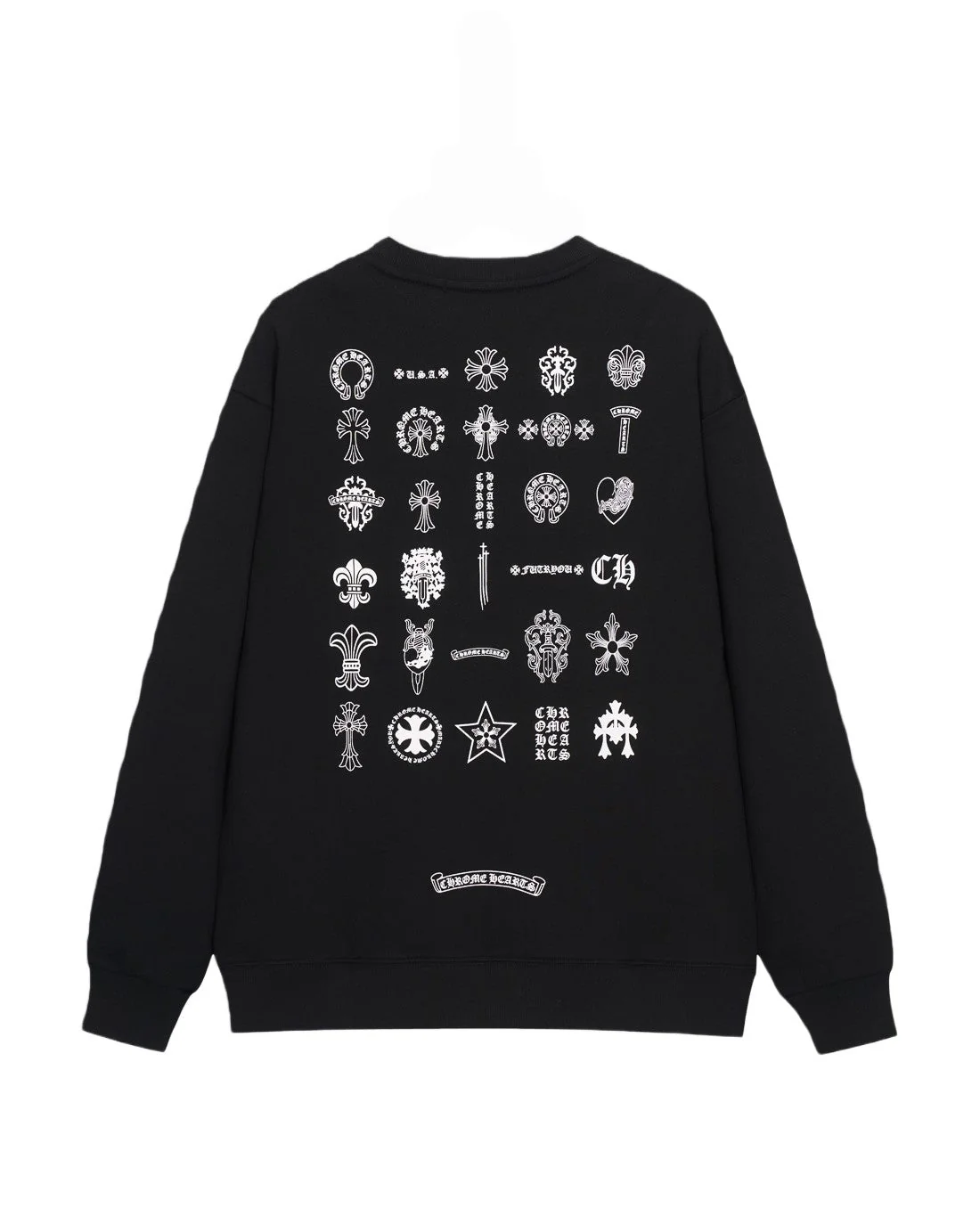 printed cotton sweatshirt